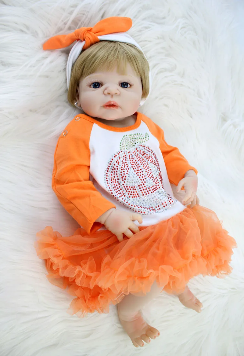 Полностью силиконовые куклы-реборн BZDOLL виниловые реалистичные куклы для
