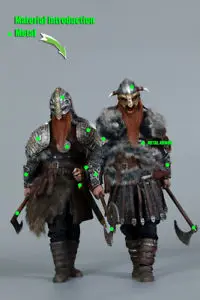 1/6 Scale Полный Набор фигурок викингов VANQUISHER BERSERKER победитель 2 шт. фигурка игрушка