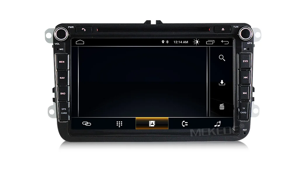 Android 9 8 дюймов dvd-плеер автомобиля для VW/Volkswagen/POLO/PASSAT/Golf/TOURAN/SHARAN четырехъядерный Wifi USB gps навигация радио