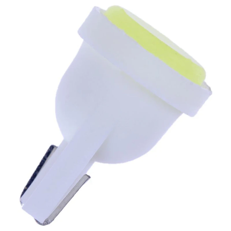 T10 COB W5W светодиодный 10 шт. 12V Светодиодный Светильник лампы автомобиля Клин Ширина