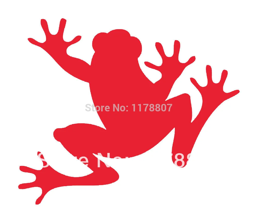 Sram Frog Sticker For Car Rear Windshield Truck SUV Bumper Auto Door Laptop Kayak Canoe Art Wall Die Cut Vinyl Decal 8 Colors |