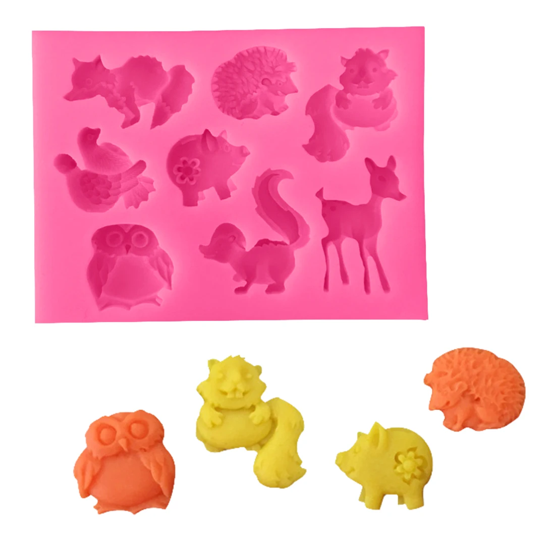 Выпечки 1 шт. животное силиконовые формы для мыла инструменты украшения тортов из