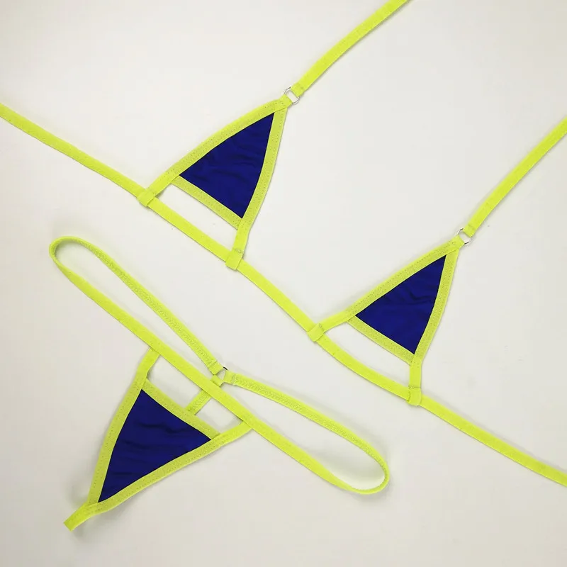 Женский Экстремальный мини микро бикини купальники с низкой посадкой