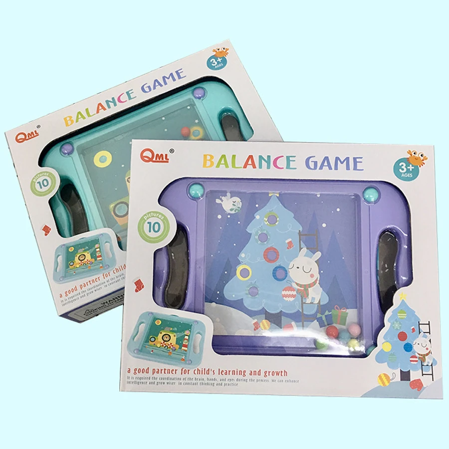 3D лабиринт игра игрушка для детей баланс мячей настольная Монтессори