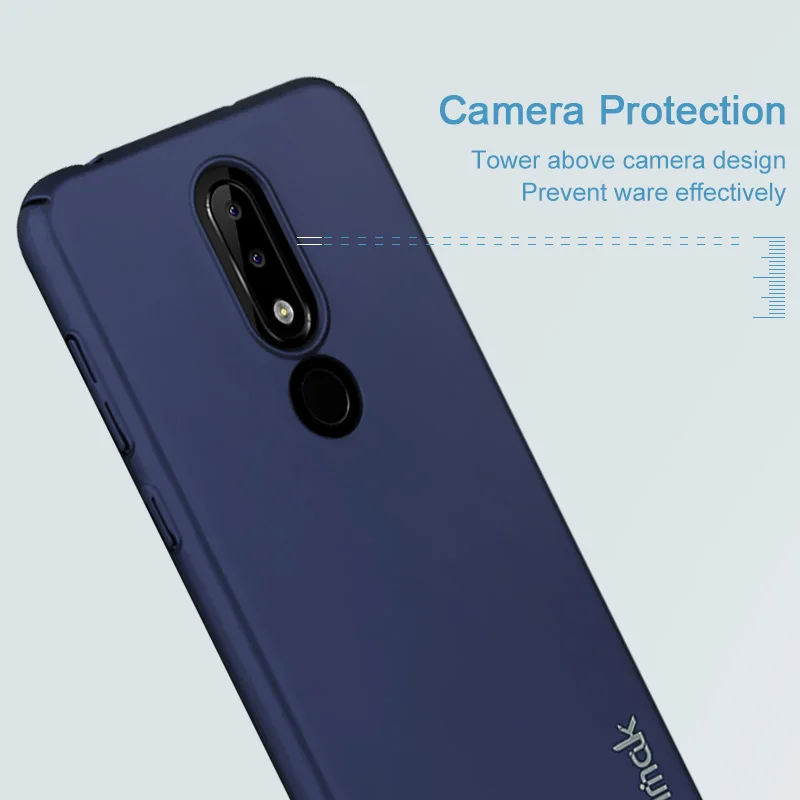 10 шт./лот оптовая продажа IMAK Jazz Тонкий чехол для Nokia X6 2018 Жесткий ПК Пластик задняя