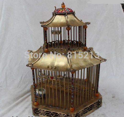 823 18 &quotотмеченные китайские бронзовые Перегородчатые статуи китайской династии