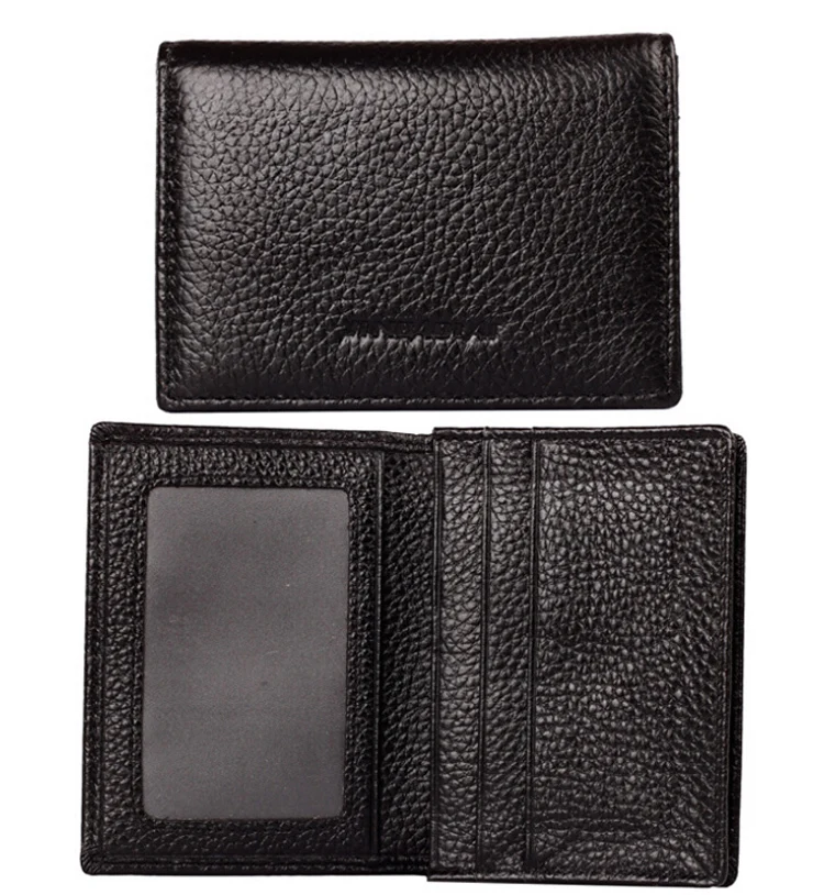Лидер продаж новые деловые мужские кошельки из 100% натуральной кожи модный