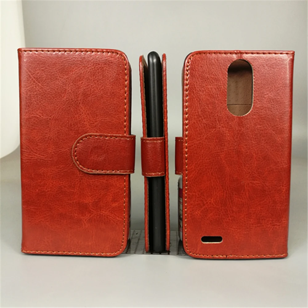 Crazy horse Флип кожаный чехол кредитных карт и функцией подставки для LG K8 2017X300 M200N/LG LV3