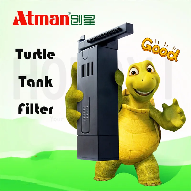 Фото Atman UV ultra-quiet rain shower tube built-in filter pump equipment for turtle tank fish tank №1