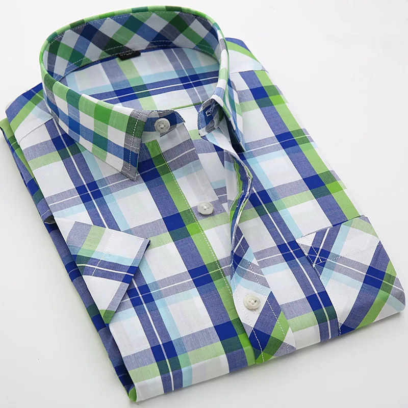 Мужские Рубашки С Коротким Рукавом В мужская Повседневная Рубашка Лето 2016