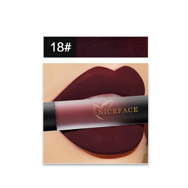 Горячая 18 цветов карандаш губная помада для губ стойкий блеск макияж подарок SJ66| |