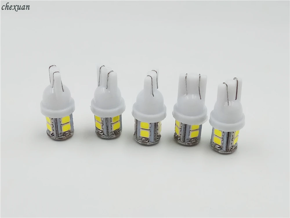 CSCSNL 30pcs LED T10 10 SMD 1210 10leds 10SMD Car signal Light 194 168 192 W5W 12v Auto Wedge Lighting DC lamp | Автомобили и