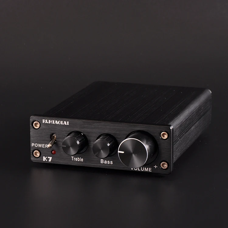 PJ. MIAOLAI K7 HiFi 2,0 цифровой усилитель мощности для компьютерных наушников Высококачественный Многофункциональный и простой в эксплуатации