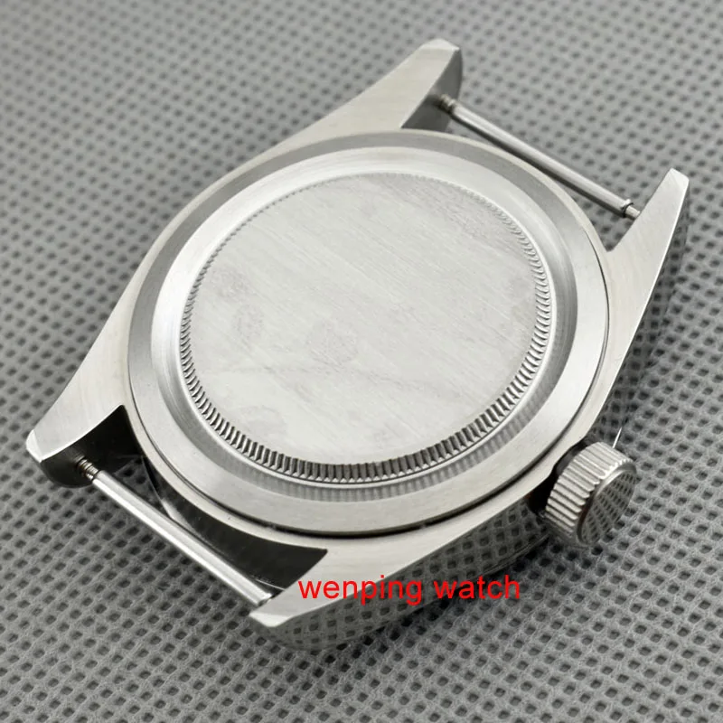 Стальной корпус для часов 41 мм с винтовой головкой подходит MIYOTA 8215/1205 mingzhu DG 3804