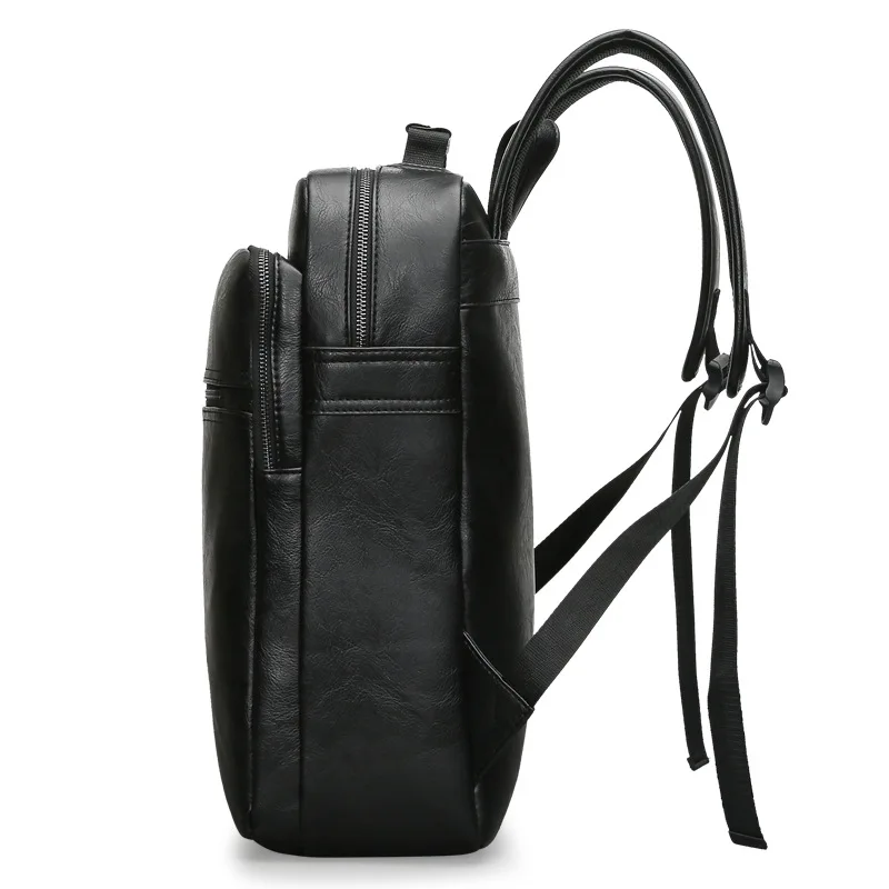 Рюкзак мужской из искусственной кожи вместительный для ноутбука|school bags for