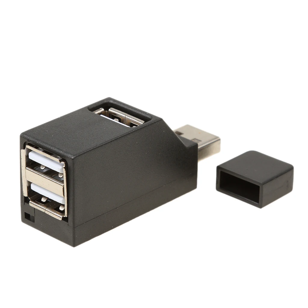 Высокоскоростной мини концентратор USB 2 0 с 3 портами для ПК ноутбука настольного