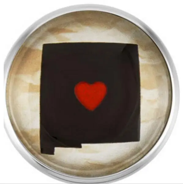 

Mexico State Snap Buttons Glass Buttons Snap Charms Fit 18mm Snap DIY Bracelets/Necklace Jewelry 20Pcs/lot