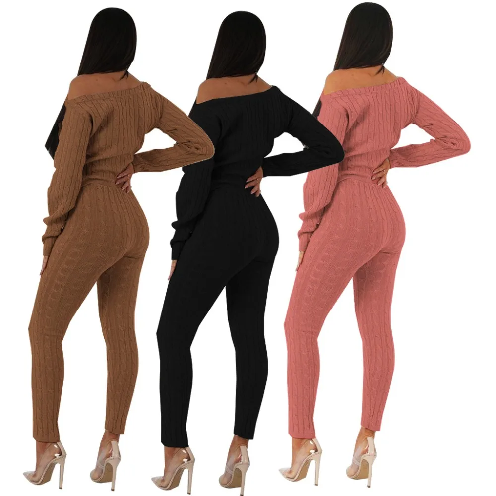 2019 весенний женский трикотажный костюм спортивный пуловер с круглым вырезом