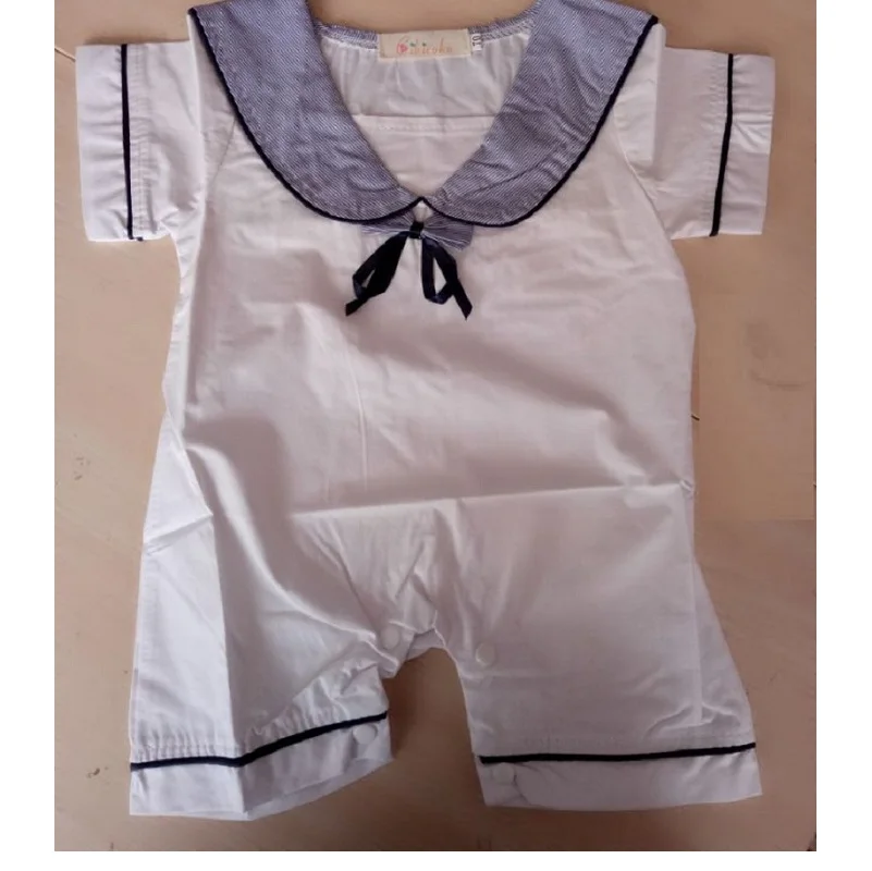 Новинка Модный детский комбинезон в морском стиле Платье для девочек Лето 2017 г.