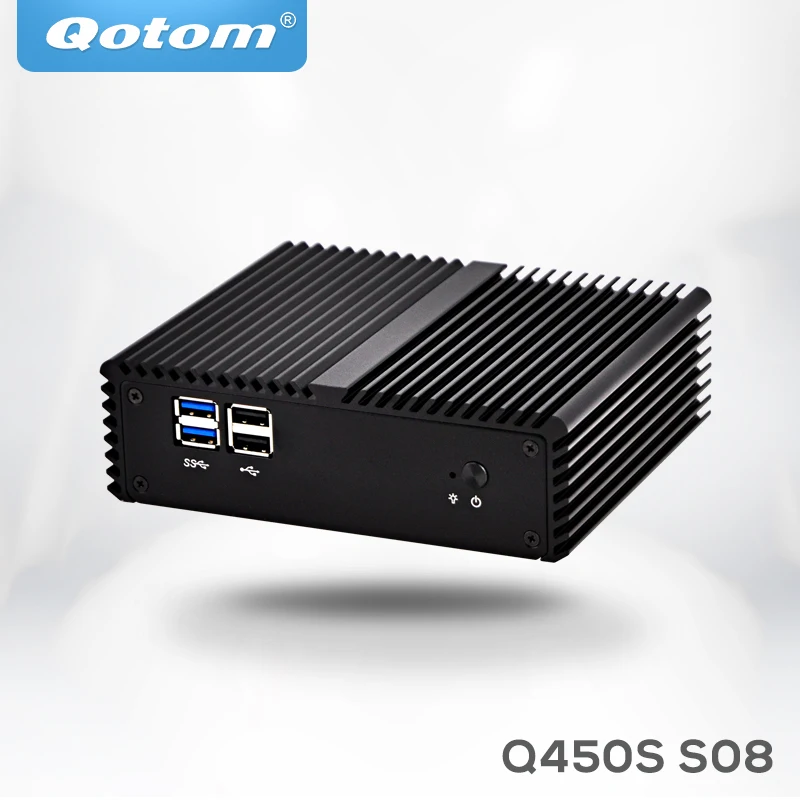 Мини компьютер Qotom Tiny Q450S с ядром до 2 6 ГГц разъем для sim карты Haswell 1 3G/4G