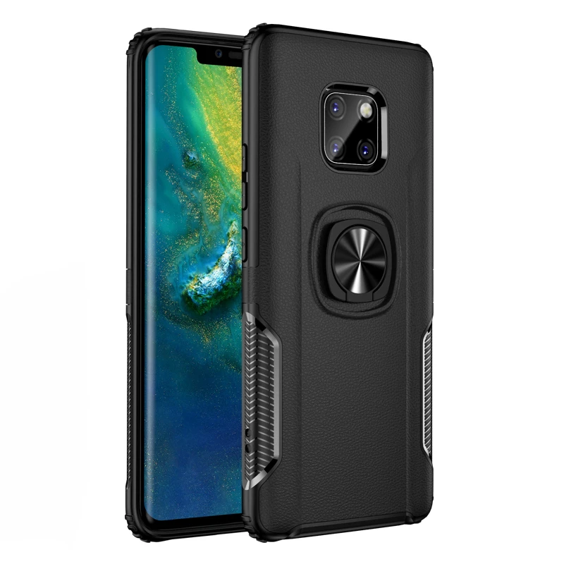 Противоударный защитный чехол для Huawei Mate 20 Lite держатель кольца на палец