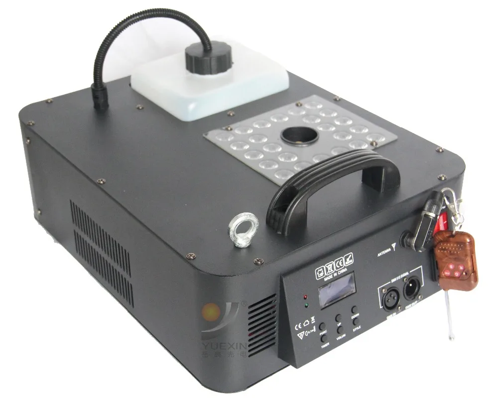 1500 Вт ИК пульт дистанционного управления RGB DMX LED противотуманная машина Пиро