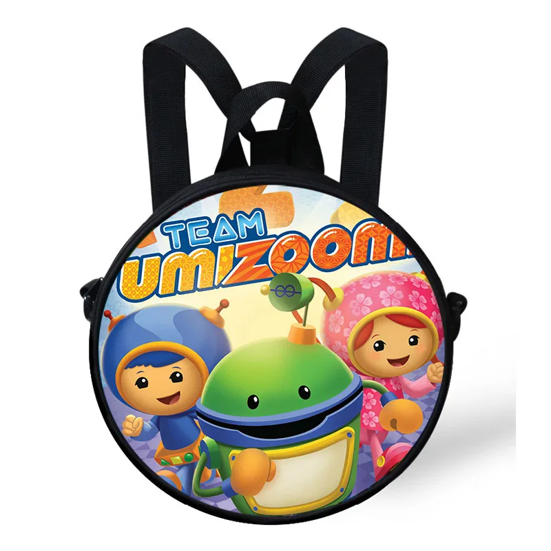 Новая мода команда Umizoomi Печать Круглая сумка для детей мультфильм рюкзак