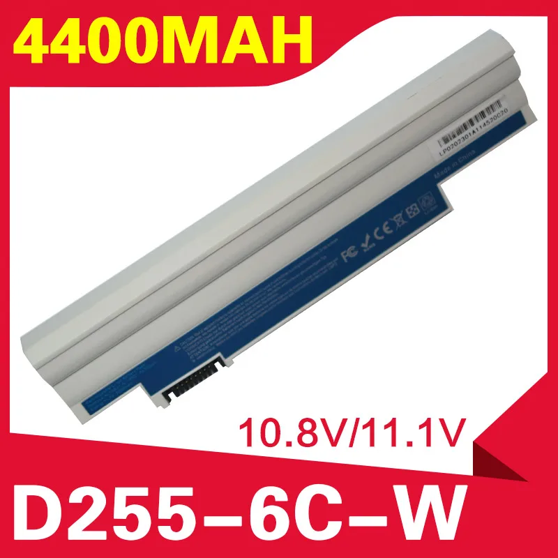 Белый аккумулятор ApexWay для Acer Aspire One 522 D255 722 AOD255 AOD260 D255E D257 D260 D270 AL10A31 AL10B31 AL10G31|battery