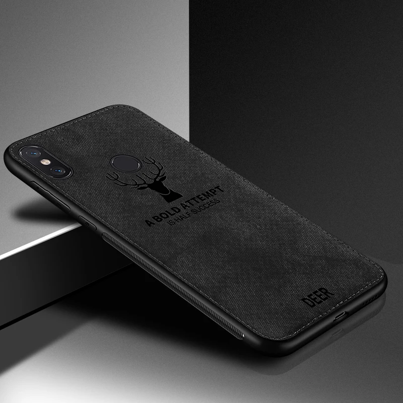 Чехол MAKAVO для Xiaomi Redmi Note 6 Pro ретро ткань текстура ткани мягкий чехол телефона