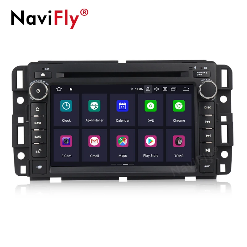 2din Android 9 0 IPS DSP автомобильный радиоплеер GPS навигация для Chevrolet Tahoe Traverse BUICK Enclave GMC