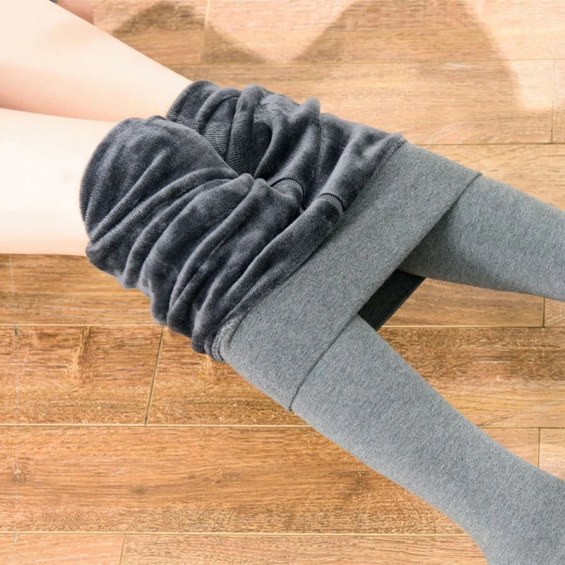 

Winter Women Fleece Tights Cotton Pantyhose High Elastic Thick Warm Tights Female Plus Size Collant Stretchy Pantyhose Stockings