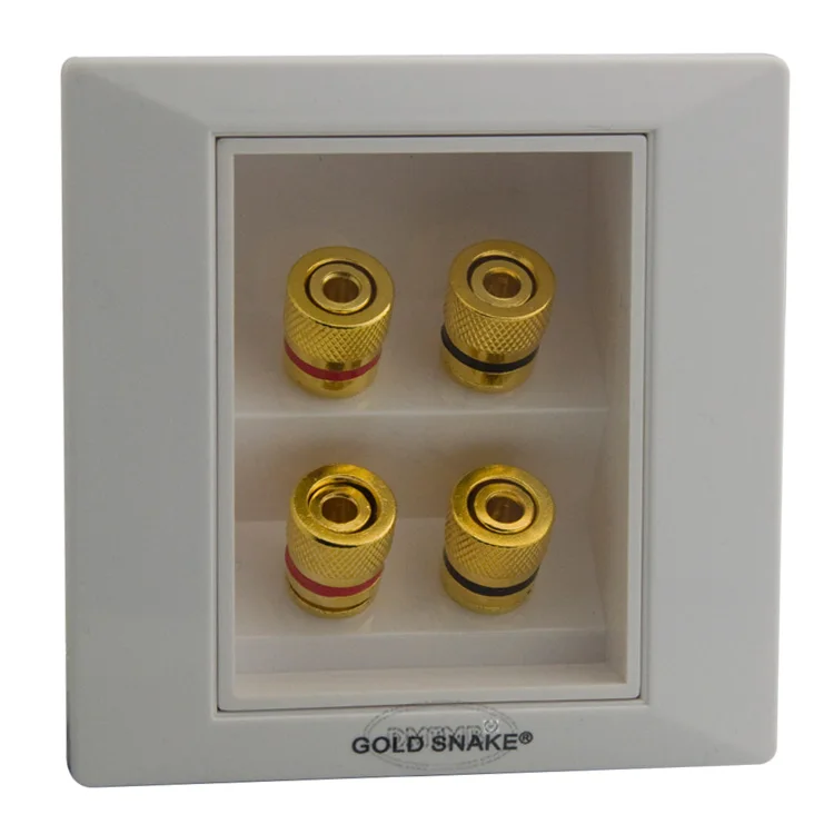 86 размер новый стиль 4 порта банан звуковая коробка настенная панель динамика|wall