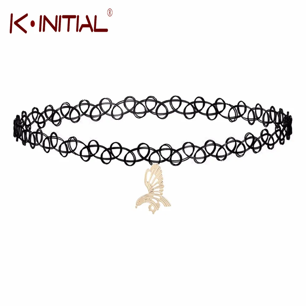 Kinitial животных Орел Ожерелья для мужчин цвета: золотистый Серебристый