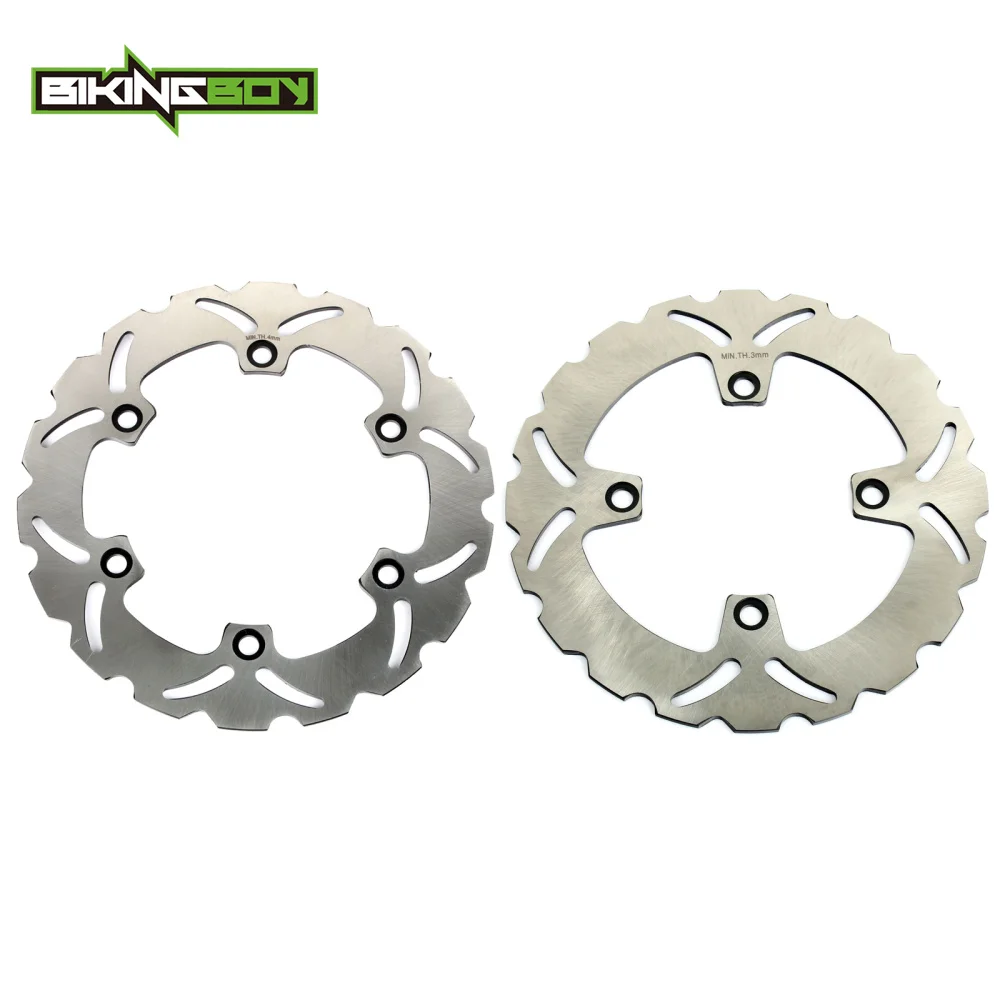 BIKINGBOY Передние Задние тормозные диски Диски роторы для HONDA FJS 400 Silverwing 2006 2007 2008 600 2001