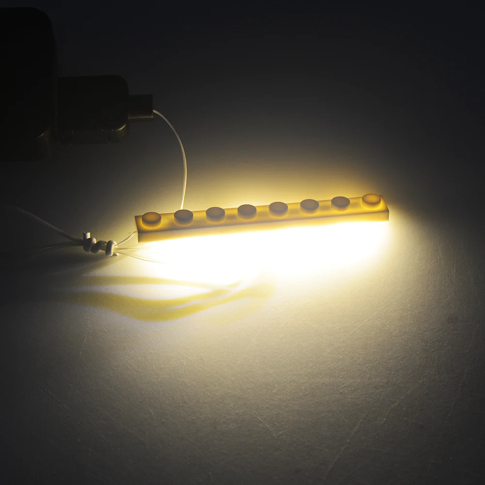 1 PCS Lightailing брендовый высокое качество белый и теплый белый светодио дный свет комплект аксессуары для СОЗДАТЕЛЬ серии игрушка-конструктор - Цвет: 1 PCS