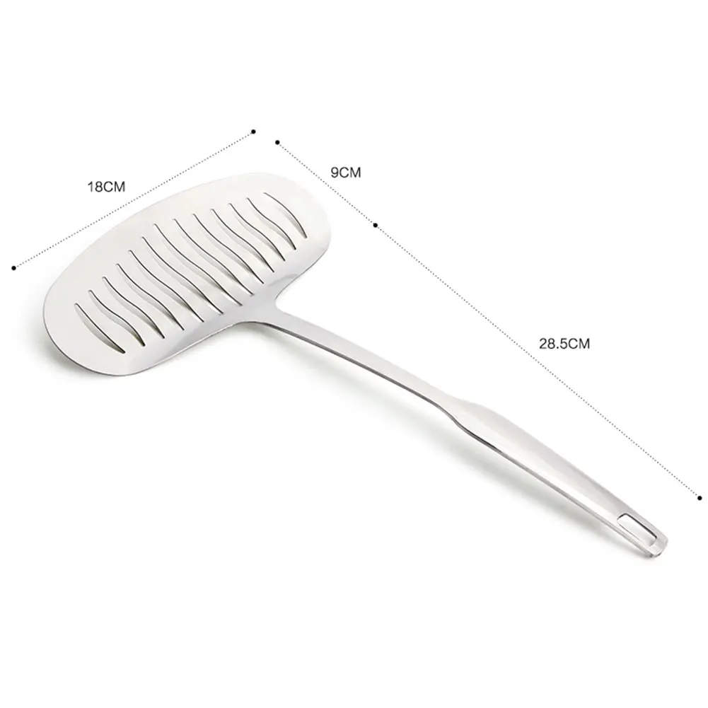 Steak Spatula Multi-function Shovel Fish Lifter Spade Fried Oil Straining Stainless Steel Kitchen Utensils Cooking Widening |