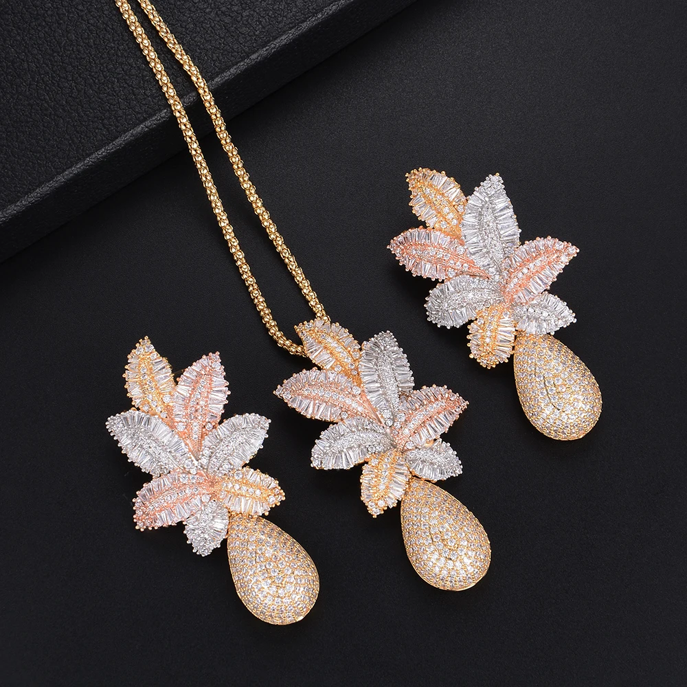 missvikki Brand Jewelry Sets for Women Cute Natural Pineapple Shape Pendant Necklace Earrings Fashion Dance Party Accessories | Украшения и