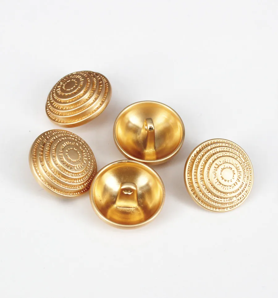 Высокое качество 20 мм сплав золото металлическое покрытие для кнопок Круглый