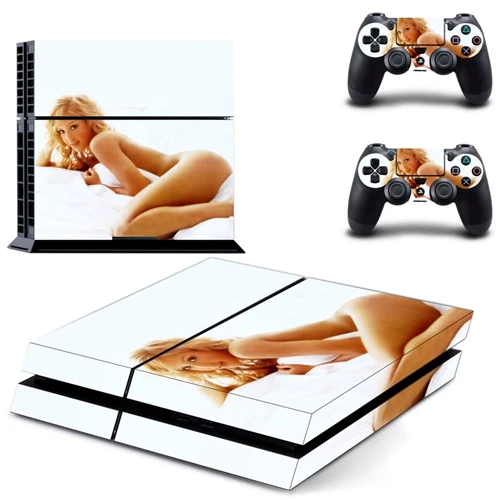 Новая наклейка для PS4 виниловая наклейка, стикер для консоли sony Playstation 4 и 2 контроллера наклейка для PS4 наклейка - Цвет: DPTM0162