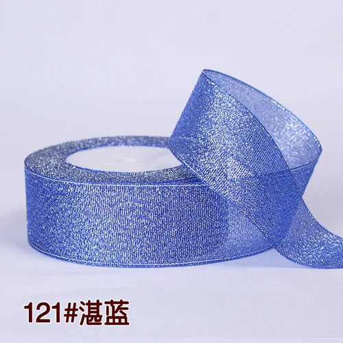 royal blue 25 ярдов/рулон) 40 мм цветные ленты с луком для шитья ручной работы материалы для рукоделия принадлежности для украшения свадебного торта праздничная подарочная упаковка - Цвет: royal blue