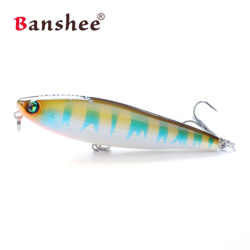 Banshee 75 мм 7 г карандаш воблеры на щуку/окуня Топ воблер горячая модель рыболовные