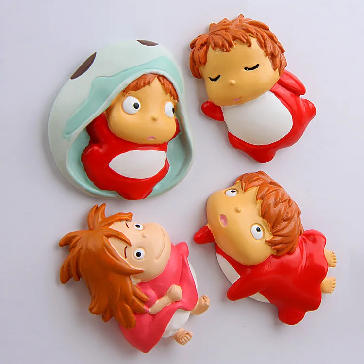 2018 японская анимационная игрушка cutie Ponyo на скале понё золотая рыбка для девочки