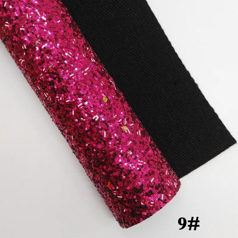 9 Glitterwishcome 21X29 см A4 размер винил для бантов Рождество толстый блеск кожа Fabirc искусственная кожа листы для бантов, GM383A - Цвет: 9