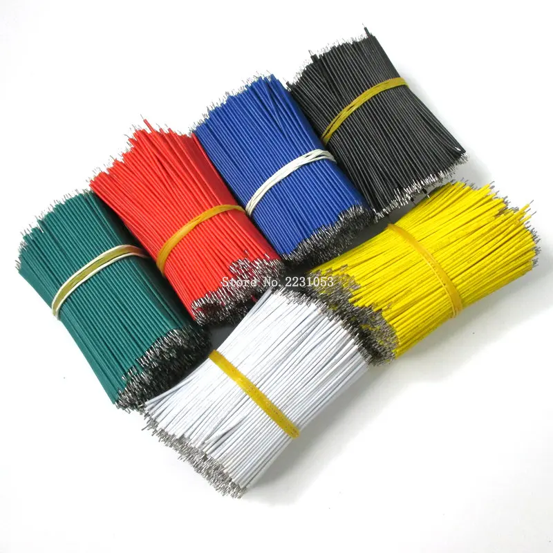 

Оловянный припой для печатных плат 100 шт./лот 1007-26AWG, 26AWG 8 см 80 мм, перемычка Fly, провод для жестяных проводов, соединительный провод