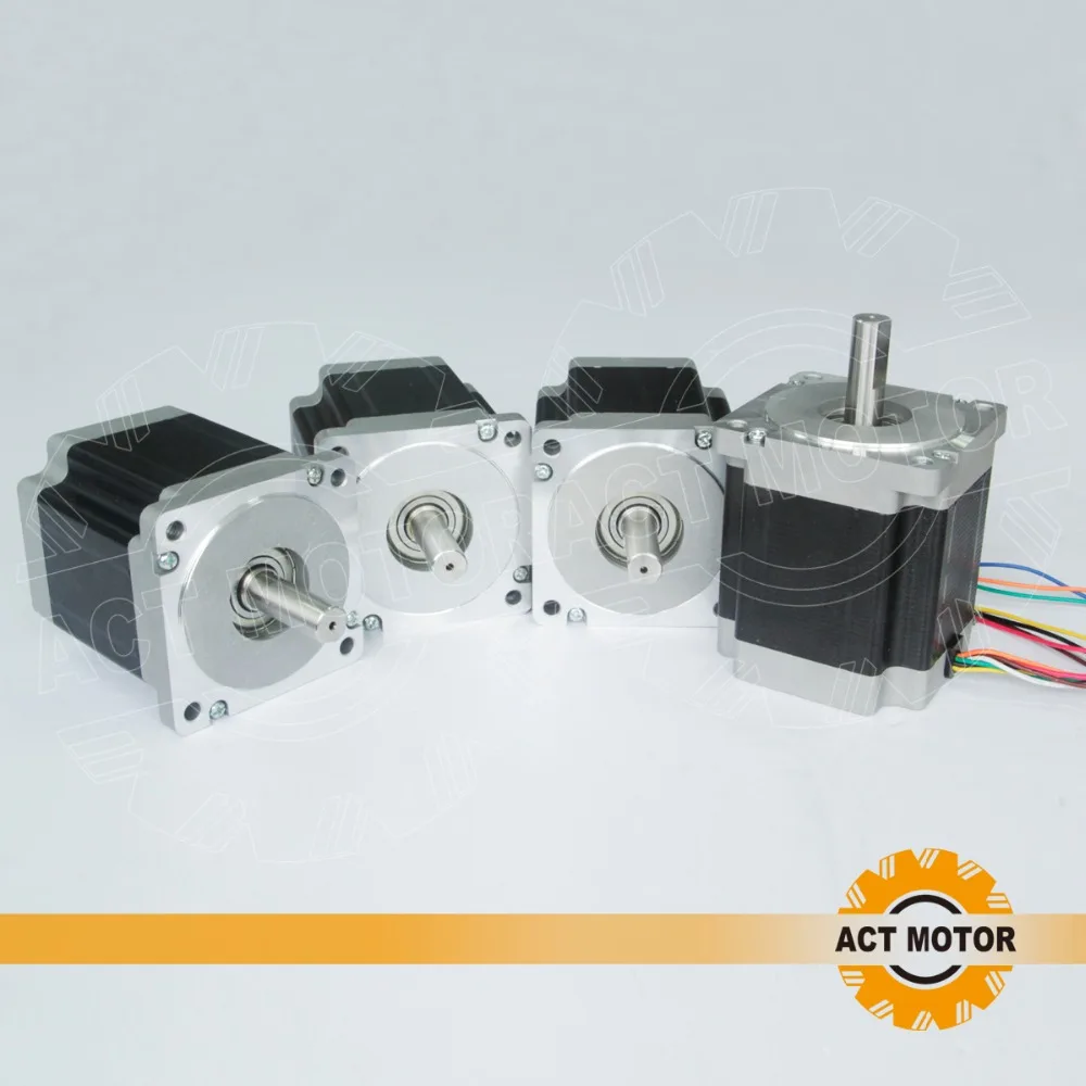 

Free ship from Germany!ACT Motor 4PCS Nema34 Stepper Motor 34HS9456 1090oz-in 99mm 5.6A 4-Lead 2Phase CE ISO ROHS CNC Router