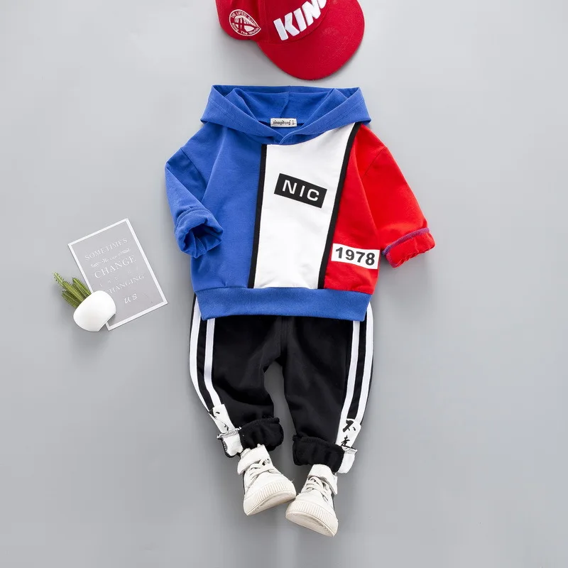 Брендовая Одежда для новорожденных новые весенне-осенние комплекты одежды