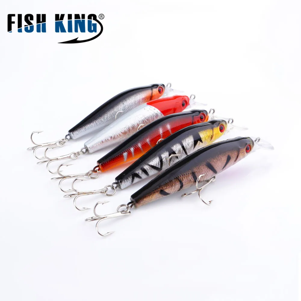 FISH KING блесна горячая модель рыболовные приманки жесткая приманка 5 цветов на