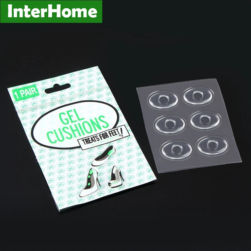 Силиконовые гелевые стельки корректор ортопедического фасциита для обуви