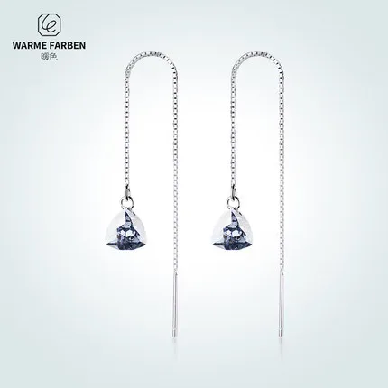 WARME FARBEN 925 серебряная серьга для женщин ювелирные изделия кристалл из Swarovski
