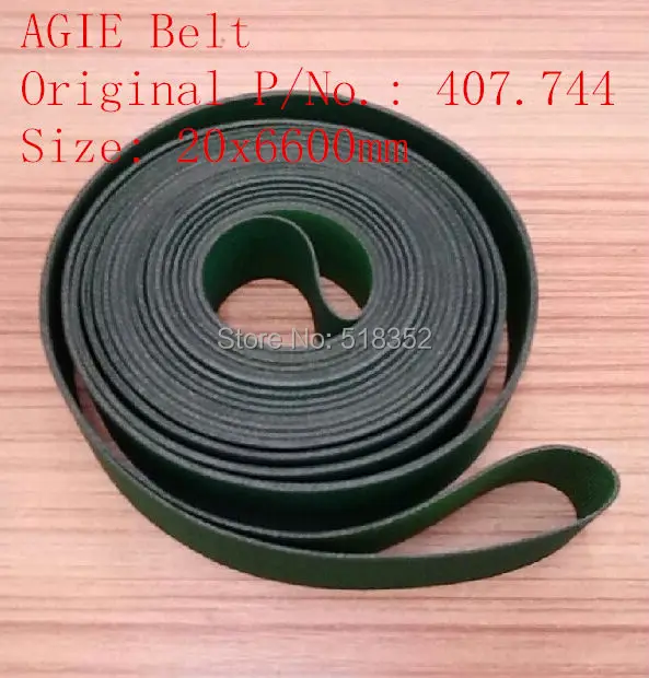 AGIE Belt 407.744 EDM Belt Agie parts 20x6600mm  Wire EDM Machine Spare Parts